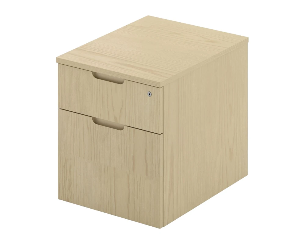 Тумба мобильная 1 ящик, 1 архив, с замком матовая 450х565х510 Bosco