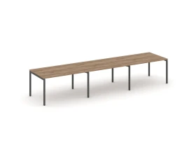 Стол переговорный на П-образном каркасе 40 мм 4410x980x750 Стайл Проджект / Style Project images