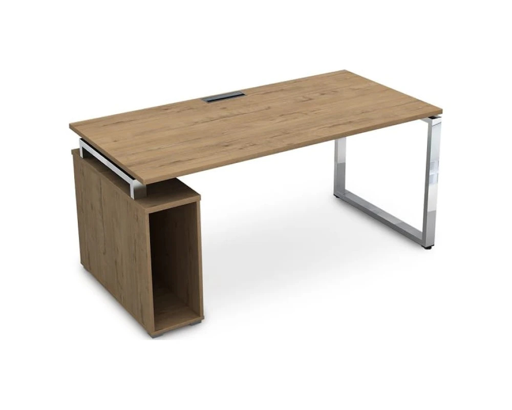 Стол с тумбой под системный блок (1600*800*750) НССБ-О.984 GLOSS LINE