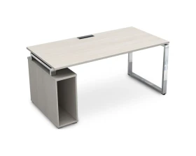 Стол с тумбой под системный блок (1600*800*750) НССБ-О.984 GLOSS LINE images