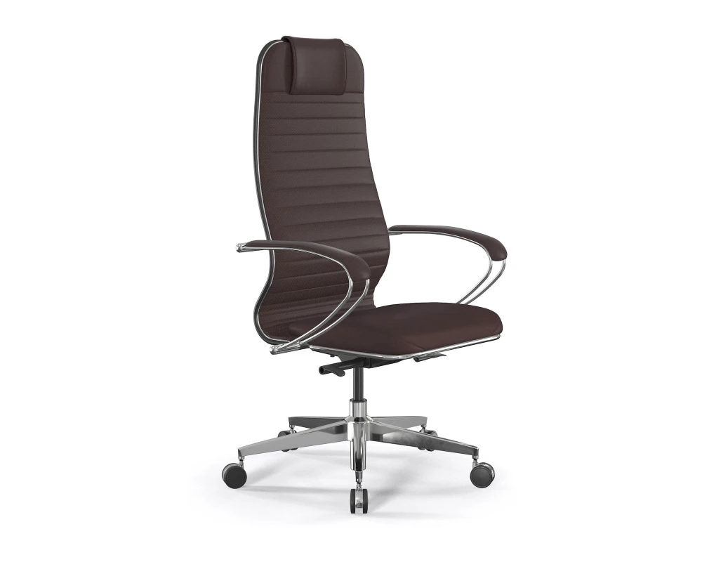 Кресло ErgoLife SynchroSit 10 L1-117K M24.B22.G18.W25 Экокожа, Темно-коричневый
