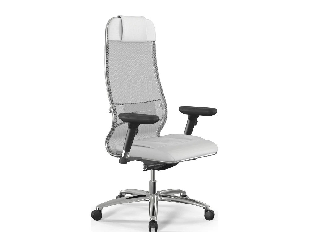 Кресло Samurai L1-2D M26.B31.G20.W03 Сетка/Экокожа, Белый
