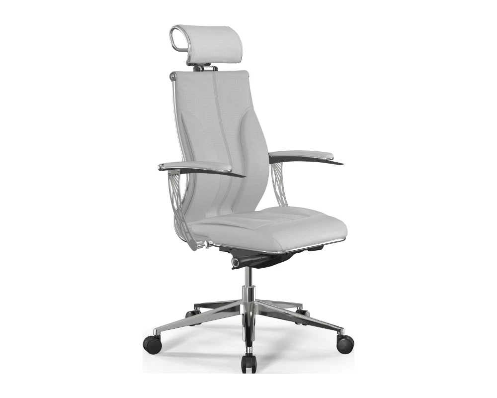 Кресло Samurai M3-11U M26.B32.G25.W03 (подл.1) Экокожа, Белый