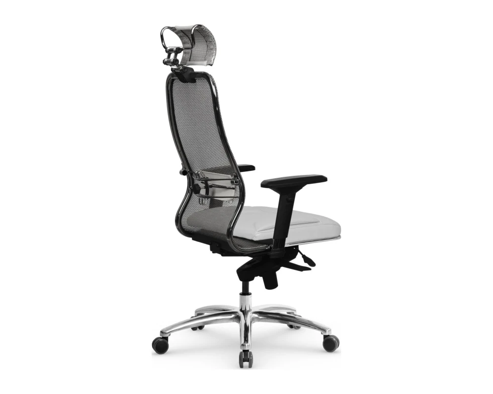 Кресло Samurai SL-3.04 MPES Сетка/Экокожа, Белый