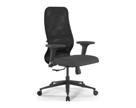 Кресло ErgoLife SynchroSit 8 B2-9D M25.B11.G19.W02 Сетка/Ткань, Черный/Темно-серый images