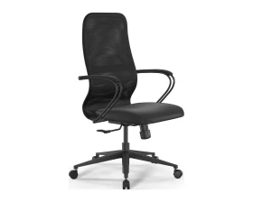 Кресло ErgoLife SynchroSit 8 B2-9K M25.B11.G19.W02 (подл. 1) Сетка/Экокожа, Черный images