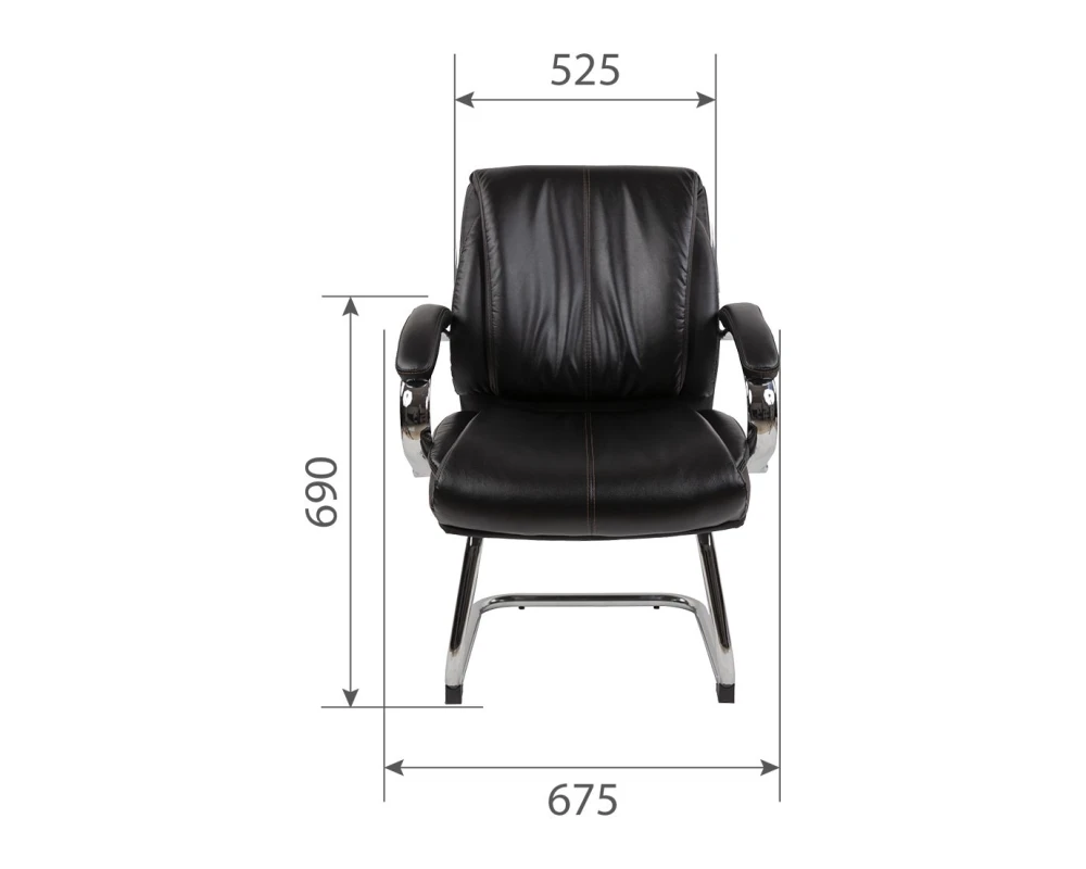 Кресло CHAIRMAN CH423 В (V)