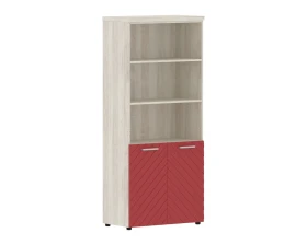 Шкаф с 1 комплектом глухих малых дверей и топом 854х452х1958 Torr Люкс images
